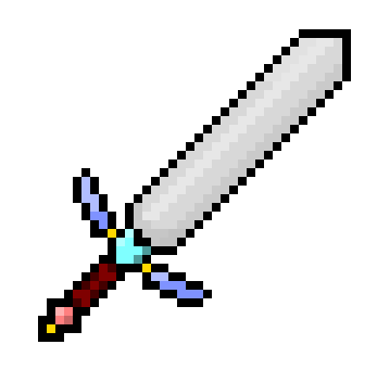 Pixel Sword Sprite